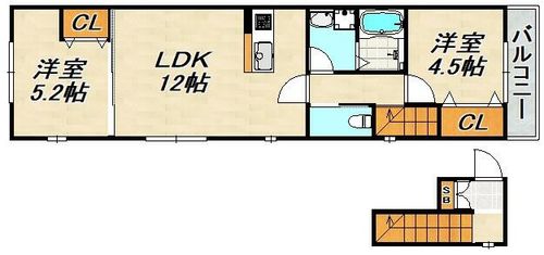 KARIN禅昌寺の間取り