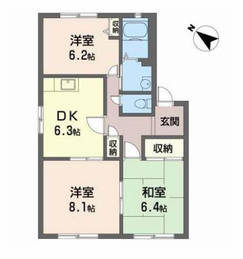 フレグランス・ヴィラの間取り