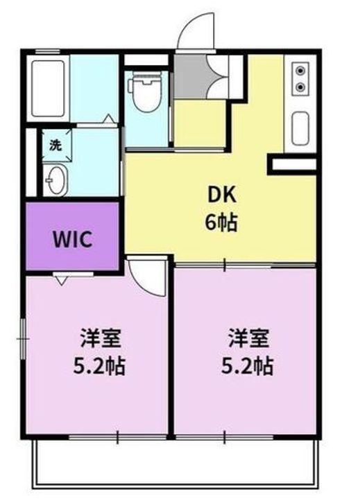 シティーメゾンの間取り