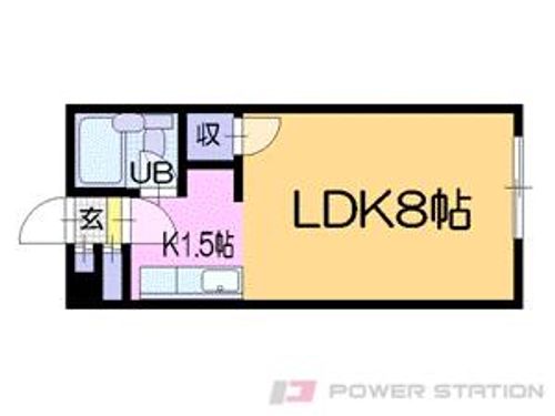 ロイヤルミドリ101の間取り