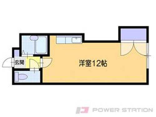 オーシャンハイツ大東の間取り