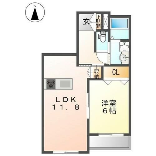 ヴェル ドミール Ⅱ305の間取り
