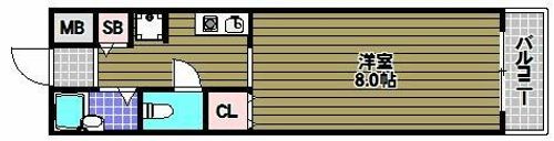 マンション福寿の間取り