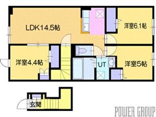 ソレイユ グラス Bの間取り