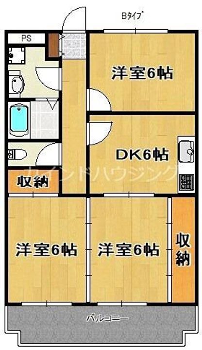 サンウェルヒルズの間取り