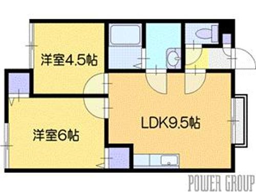 川森アパートの間取り