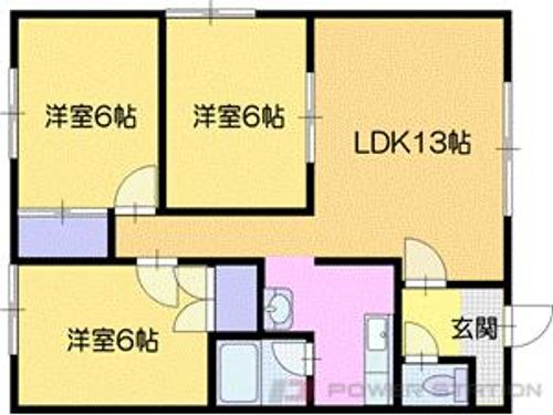 メゾンマルクⅢの間取り