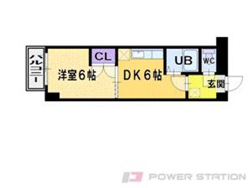 オクタワーズ野幌ウエストタワーの間取り
