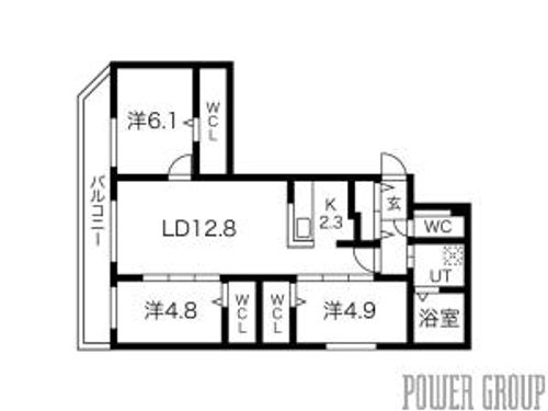 グランド二十四軒の間取り