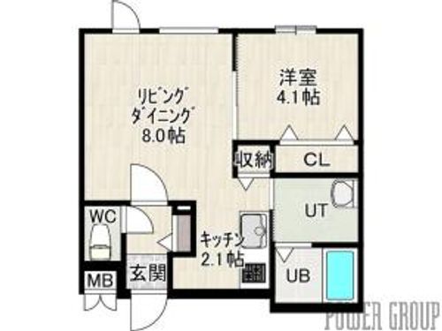 Land Sakaemachiの間取り