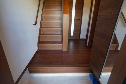 グランスタ馬場山Dコート107の玄関