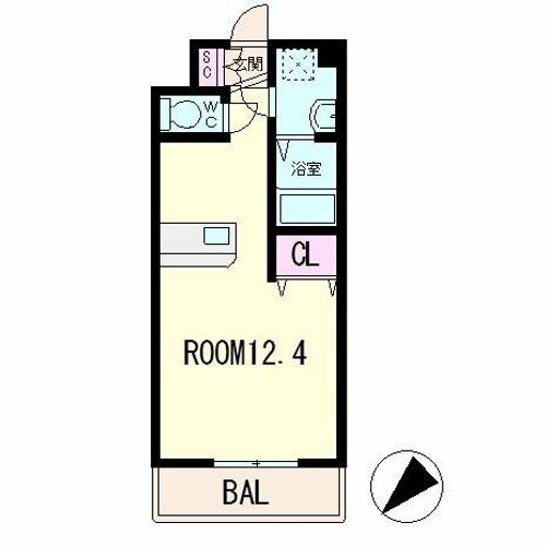 ヴェル・ベルヴィの間取り