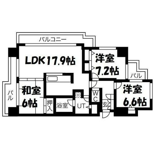 アドリーム八事雲雀ヶ岡の間取り