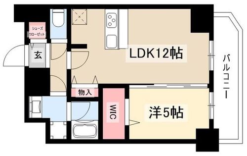 プレサンス THE MOTOYAMA1203の間取り