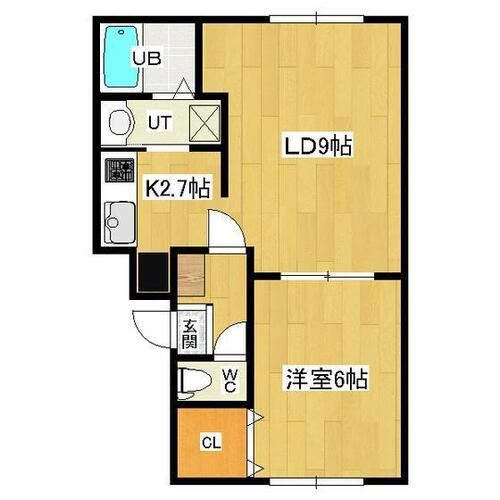 リバティ サンライズ104の間取り