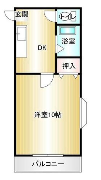 アンソレイユ205の間取り