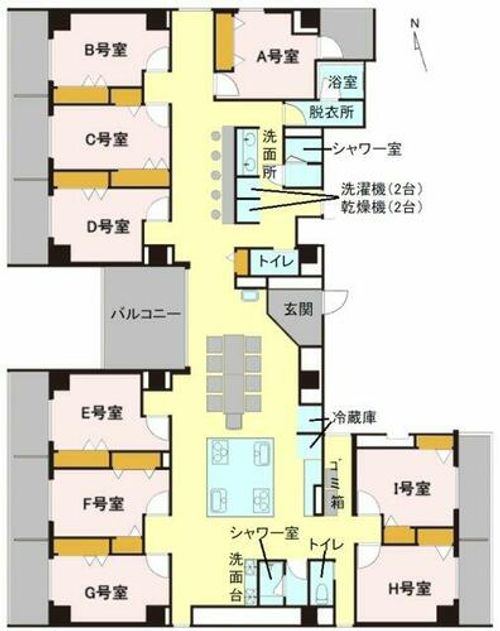 DENCITY CROSS SITE10-Bの間取り