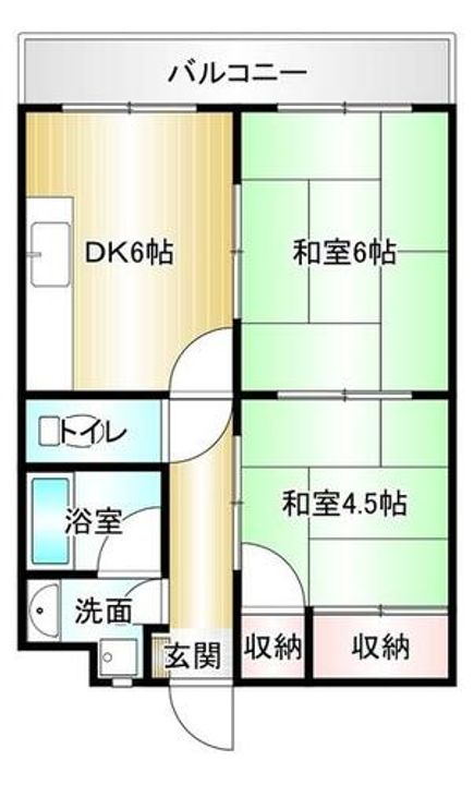 メゾン宮町203の間取り