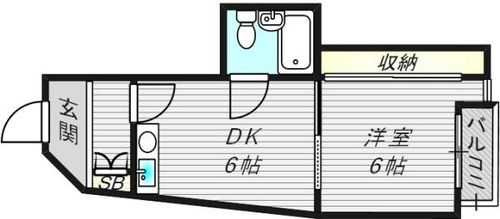 サンパレス21仁川の間取り