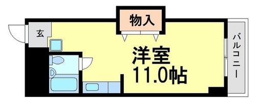 ハイエスト武庫之荘の間取り