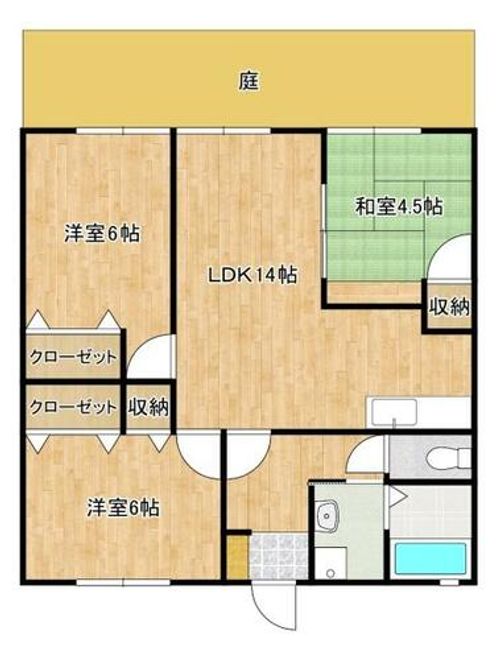 セジュールEDMの間取り
