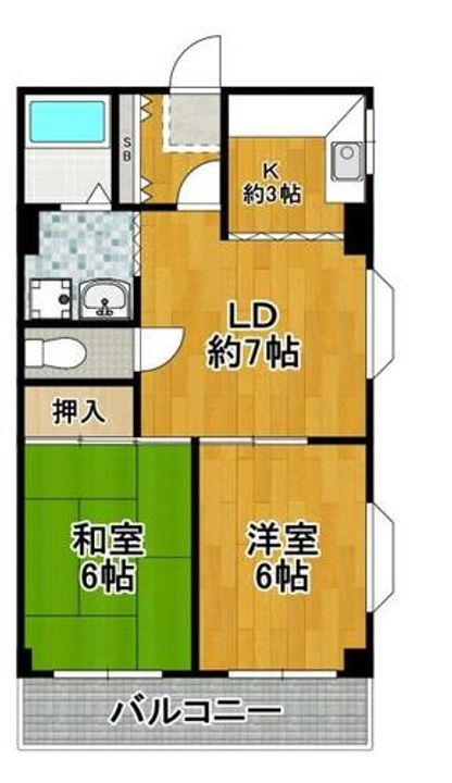 平和マンションの間取り