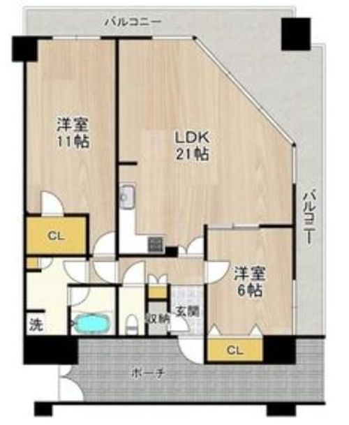 フェニックス日本橋高津の間取り