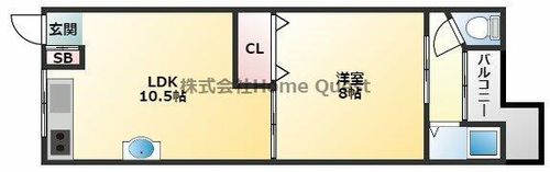 教興寺マンションの間取り