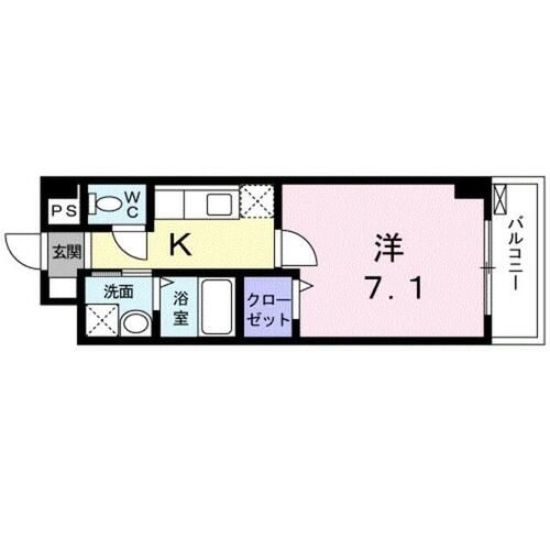ベリエ太秦の間取り