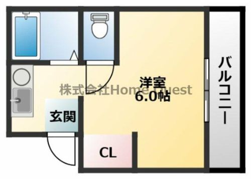 エスポアール春日Ⅰの間取り