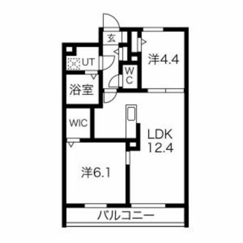 兵庫県神戸市灘区曾和町2丁目(マンション)の賃貸物件の間取り