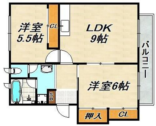 ガーデンハウスカローサの間取り