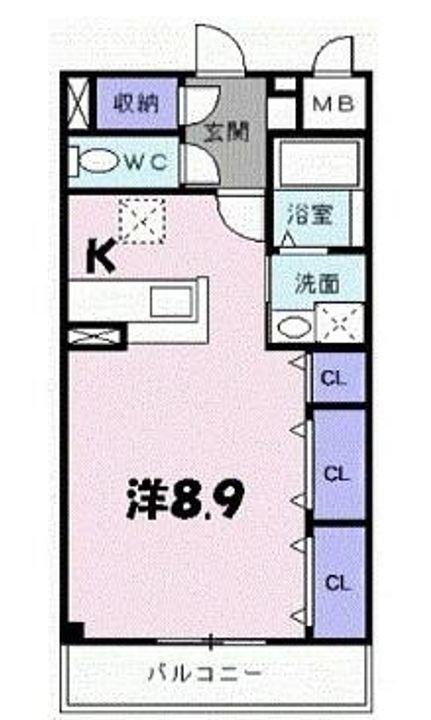 ベハークリッヒハイムⅡの間取り