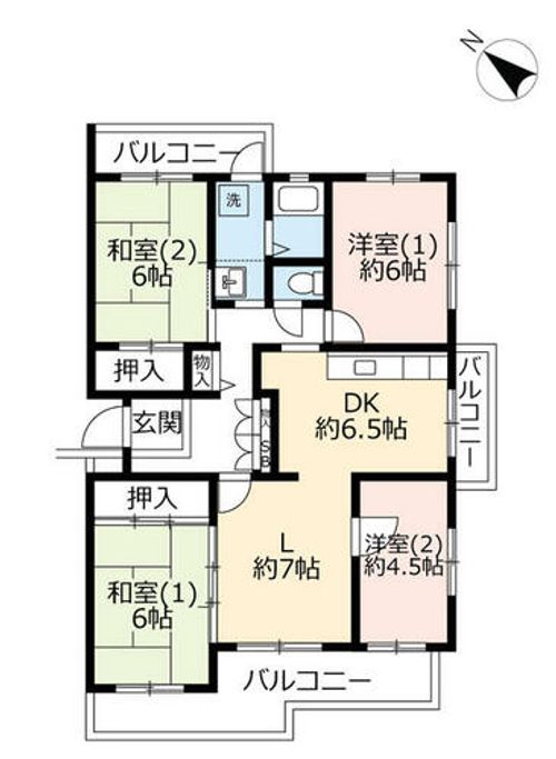 UR奈良青山0140201の間取り