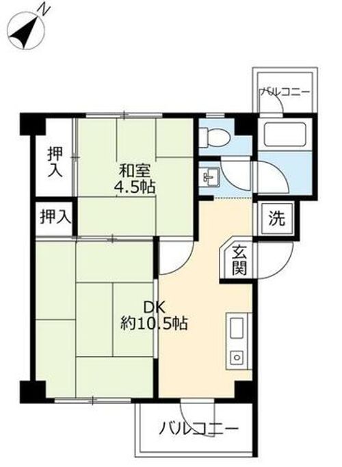 UR助松0260206の間取り