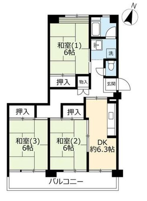 URポートアイランド0660502の間取り