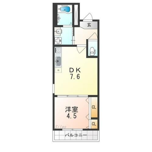 フジパレス西取石Ⅱ番館の間取り