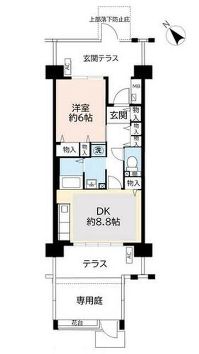 UR浜甲子園なぎさ街0310103の間取り