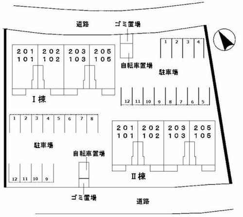 プロムナード壱番館の地図