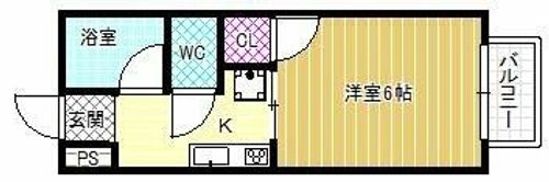 エステート松原Ⅱの間取り