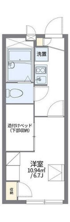 レオパレス二条城北の間取り
