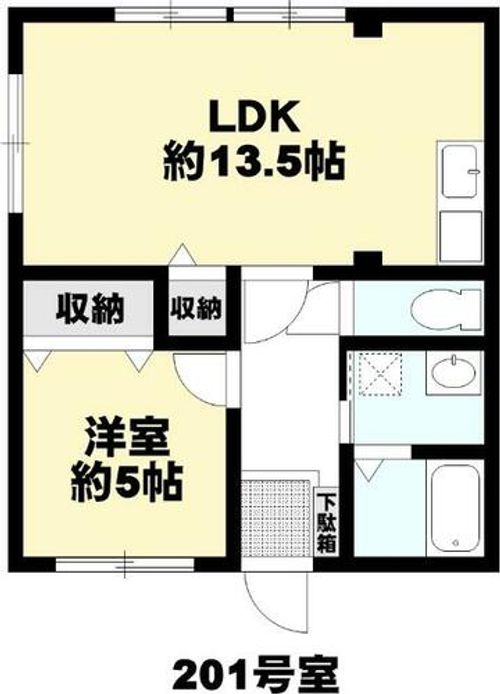 つる家ビルの間取り