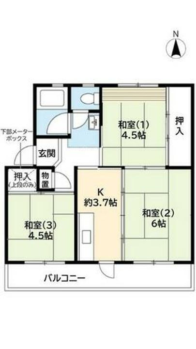 URひよどり台1060103の間取り