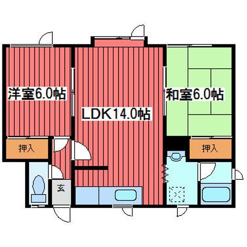 メゾンリラの間取り