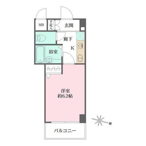 アルシュ住吉103の間取り