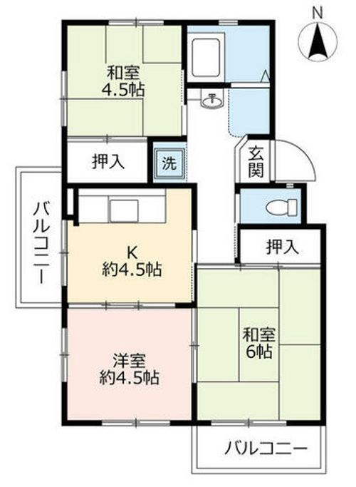 UR藤山台3330201の間取り