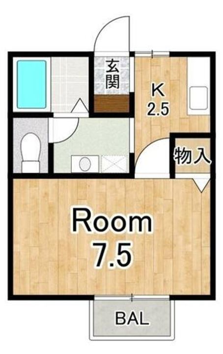 ホワイトクレインの間取り