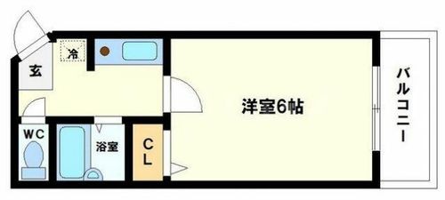 エストゥーディオ・コーモドの間取り