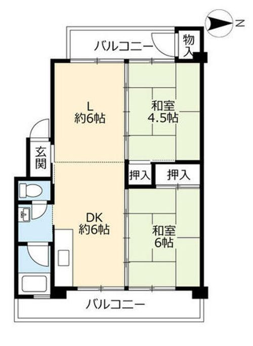 UR岩成台0180406の間取り