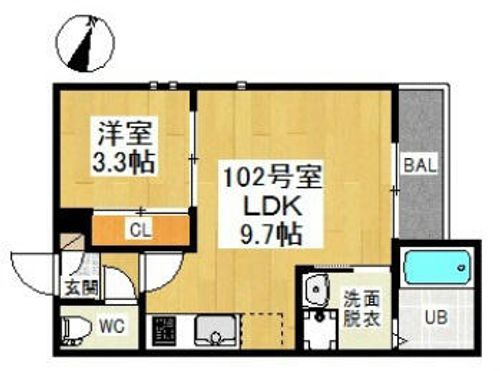 GRANDTIC桜本町の間取り
